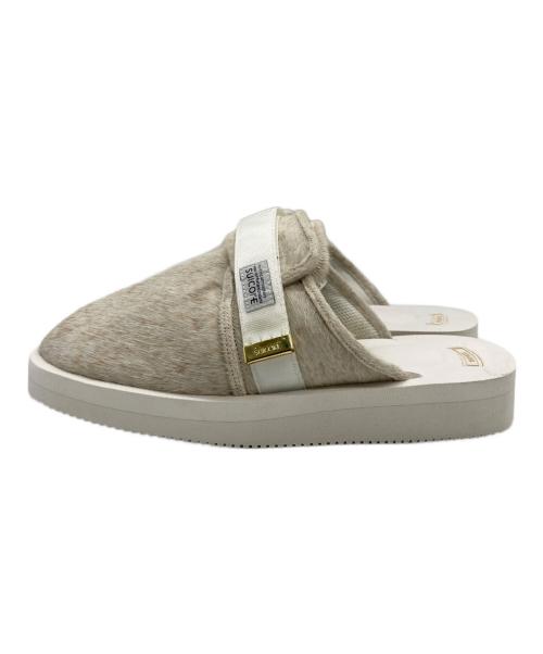 suicoke（スイコック）suicoke (スイコック) JOURNAL STANDARD (ジャーナルスタンダード) ハラコサンダル ホワイト サイズ:27ｃｍの古着・服飾アイテム