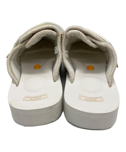 suicoke（スイコック）suicoke (スイコック) JOURNAL STANDARD (ジャーナルスタンダード) ハラコサンダル ホワイト サイズ:27ｃｍの古着・服飾アイテム