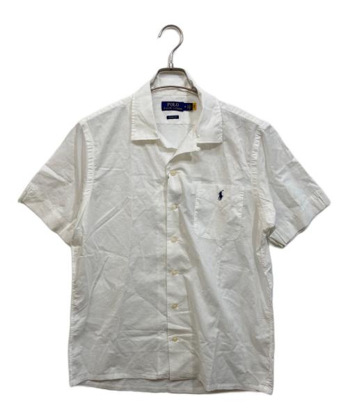 POLO RALPH LAUREN（ポロ・ラルフローレン）POLO RALPH LAUREN (ポロ・ラルフローレン) オープンカラーシャツ ホワイト サイズ:M 未使用品の古着・服飾アイテム