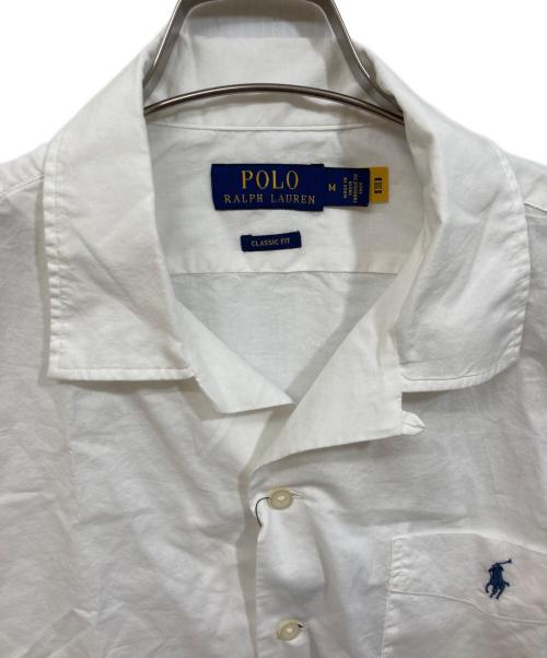 POLO RALPH LAUREN（ポロ・ラルフローレン）POLO RALPH LAUREN (ポロ・ラルフローレン) オープンカラーシャツ ホワイト サイズ:M 未使用品の古着・服飾アイテム