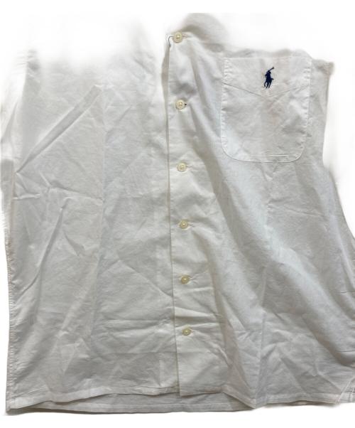 POLO RALPH LAUREN（ポロ・ラルフローレン）POLO RALPH LAUREN (ポロ・ラルフローレン) オープンカラーシャツ ホワイト サイズ:M 未使用品の古着・服飾アイテム