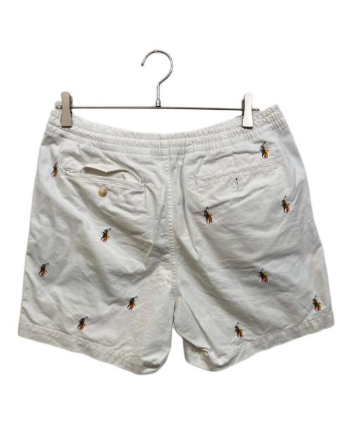 POLO RALPH LAUREN（ポロ・ラルフローレン）POLO RALPH LAUREN (ポロ・ラルフローレン) ハーフパンツ ホワイト サイズ:	SIZE Mの古着・服飾アイテム