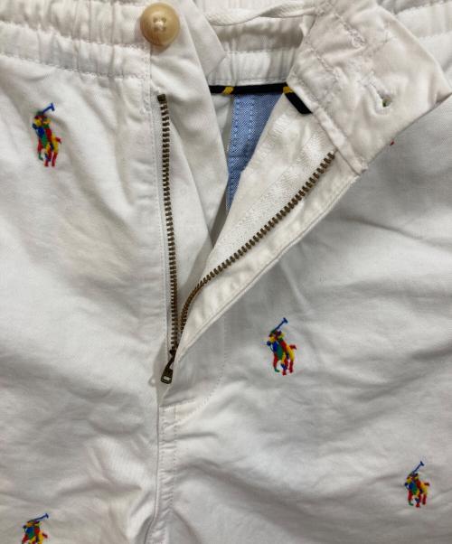 POLO RALPH LAUREN（ポロ・ラルフローレン）POLO RALPH LAUREN (ポロ・ラルフローレン) ハーフパンツ ホワイト サイズ:	SIZE Mの古着・服飾アイテム