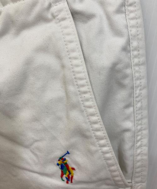 POLO RALPH LAUREN（ポロ・ラルフローレン）POLO RALPH LAUREN (ポロ・ラルフローレン) ハーフパンツ ホワイト サイズ:	SIZE Mの古着・服飾アイテム