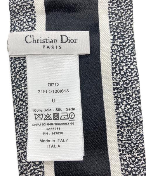 Christian Dior（クリスチャン ディオール）Christian Dior (クリスチャン ディオール) ミッツァ スカーフ ブラックの古着・服飾アイテム
