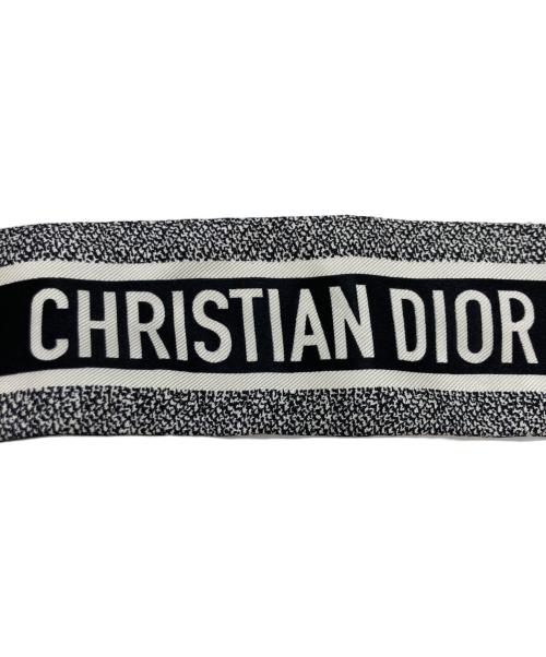 Christian Dior（クリスチャン ディオール）Christian Dior (クリスチャン ディオール) ミッツァ スカーフ ブラックの古着・服飾アイテム