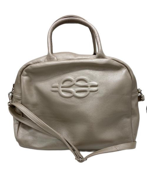 ear PAPILLONNER（イアパピヨネ）ear PAPILLONNER (イアパピヨネ) エンボスボストンバッグの古着・服飾アイテム