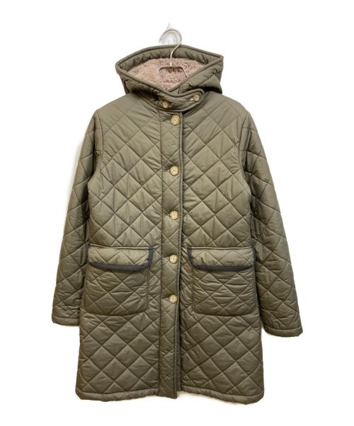 MACKINTOSH（マッキントッシュ）MACKINTOSH (マッキントッシュ) キルティングボアコート オリーブ サイズ:	SIZE 38の古着・服飾アイテム