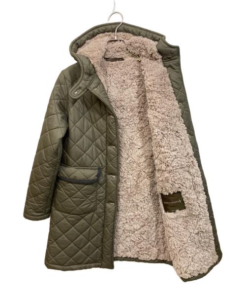 MACKINTOSH（マッキントッシュ）MACKINTOSH (マッキントッシュ) キルティングボアコート オリーブ サイズ:	SIZE 38の古着・服飾アイテム
