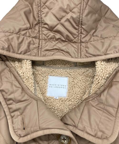 MACKINTOSH PHILOSOPHY（マッキントッシュ フィロソフィー）MACKINTOSH PHILOSOPHY (マッキントッシュ フィロソフィー) キルティングボアコート ブラウン サイズ:SIZE 36の古着・服飾アイテム