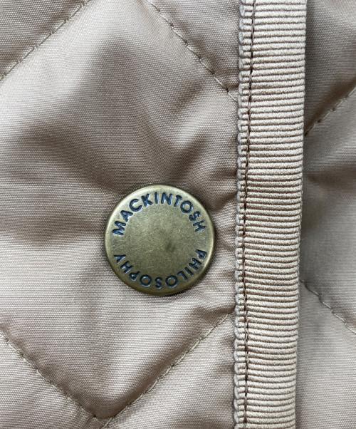 MACKINTOSH PHILOSOPHY（マッキントッシュ フィロソフィー）MACKINTOSH PHILOSOPHY (マッキントッシュ フィロソフィー) キルティングボアコート ブラウン サイズ:SIZE 36の古着・服飾アイテム