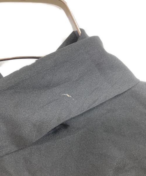 Christian Dior（クリスチャン ディオール）Christian Dior (クリスチャン ディオール) シルクフリルブラウス ブラック サイズ:Mの古着・服飾アイテム