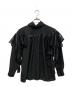 Christian Dior (クリスチャン ディオール) シルクフリルブラウス ブラック サイズ:M：5000円