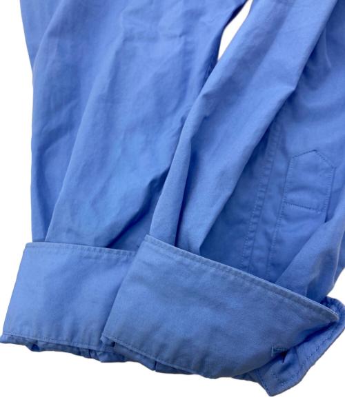 EDIFICE（エディフィス）EDIFICE (エディフィス) THOMAS MASON (トーマスメイソン) オーバーサイズ レギュラーカラーシャツ スカイブルー サイズ:Mの古着・服飾アイテム