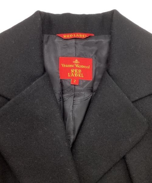 Vivienne Westwood RED LABEL（ヴィヴィアンウエストウッドレッドレーベル）Vivienne Westwood RED LABEL (ヴィヴィアンウエストウッドレッドレーベル) テーラードジャケット ブラック サイズ:2の古着・服飾アイテム