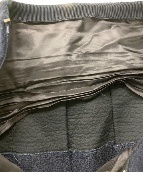 MIU MIU（ミュウミュウ）MIU MIU (ミュウミュウ) TWEED WOOL MINISKIRT ネイビー サイズ:38の古着・服飾アイテム