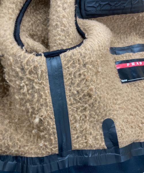 PRADA SPORTS（プラダスポーツ）PRADA SPORTS (プラダスポーツ) ダブルフリースショートジャケット ブラウン サイズ:Mの古着・服飾アイテム