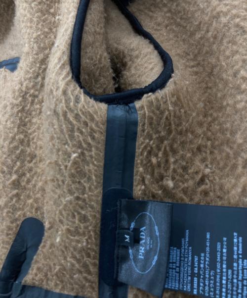 PRADA SPORTS（プラダスポーツ）PRADA SPORTS (プラダスポーツ) ダブルフリースショートジャケット ブラウン サイズ:Mの古着・服飾アイテム