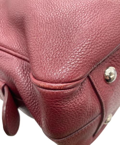PRADA（プラダ）PRADA (プラダ) 2WAYショルダーバッグ ボルドーの古着・服飾アイテム