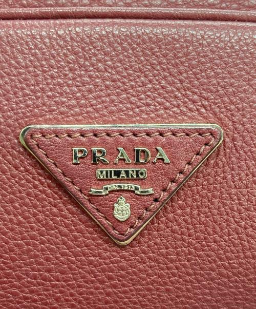 PRADA（プラダ）PRADA (プラダ) 2WAYショルダーバッグ ボルドーの古着・服飾アイテム
