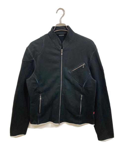 BELSTAFF（ベルスタッフ）BELSTAFF (ベルスタッフ) バックワッペンジップアップスウェット ブラック サイズ:	SIZE Lの古着・服飾アイテム