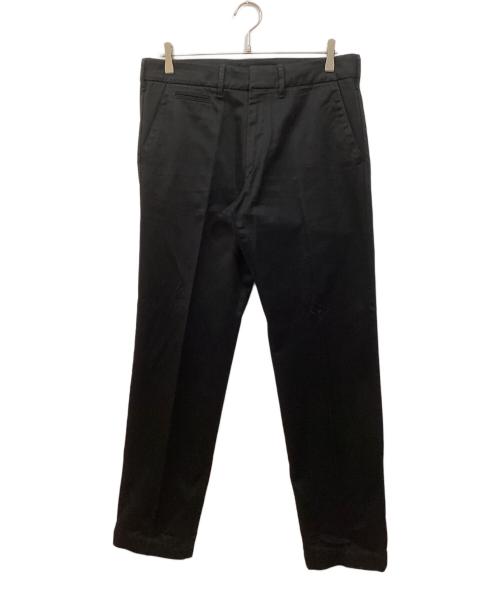 HUGO BOSS（ヒューゴ ボス）HUGO BOSS (ヒューゴ ボス) コットンパンツ ブラック サイズ:SIZE 48の古着・服飾アイテム