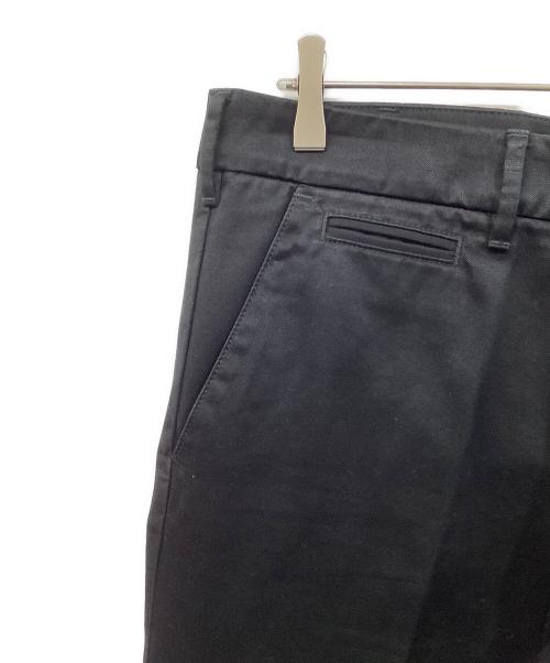 HUGO BOSS（ヒューゴ ボス）HUGO BOSS (ヒューゴ ボス) コットンパンツ ブラック サイズ:SIZE 48の古着・服飾アイテム