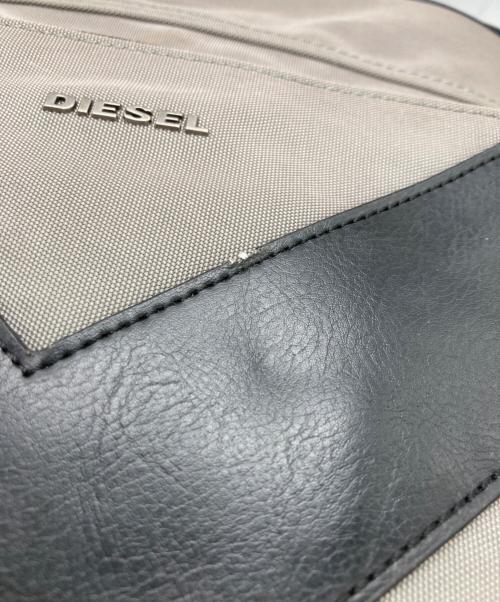 DIESEL（ディーゼル）DIESEL (ディーゼル) ロゴバックパック ブラウンの古着・服飾アイテム