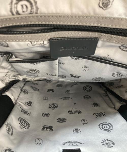 DIESEL（ディーゼル）DIESEL (ディーゼル) ロゴバックパック ブラウンの古着・服飾アイテム