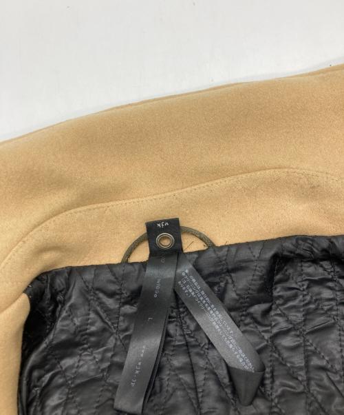 wjk（ダブルジェイケー）wjk (ダブルジェイケー) Pコート ベージュ サイズ:	SIZE Lの古着・服飾アイテム