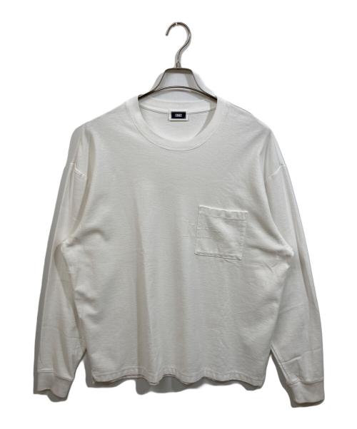 KITH（キス）KITH (キス) Long Sleeve Quinn Tee ホワイト サイズ:	SIZE Lの古着・服飾アイテム