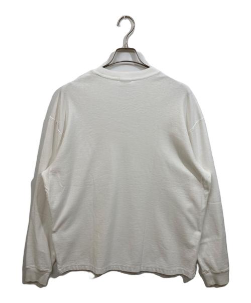 KITH（キス）KITH (キス) Long Sleeve Quinn Tee ホワイト サイズ:	SIZE Lの古着・服飾アイテム