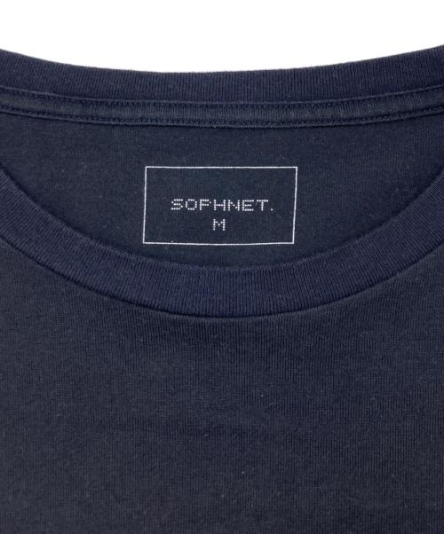 SOPHNET.（ソフネット）SOPHNET. (ソフネット) ワンポイントTシャツ ネイビー サイズ:Mの古着・服飾アイテム