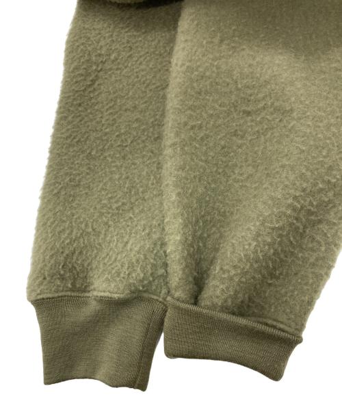 BURGUS PLUS（バーガスプラス）BURGUS PLUS (バーガスプラス) ウール ジップジャケット オリーブ サイズ:	SIZE Lの古着・服飾アイテム