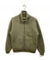 BURGUS PLUS（バーガスプラス）の古着「ウール ジップジャケット」｜オリーブ