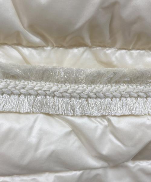 MONCLER（モンクレール）MONCLER (モンクレール) GARDIGAN TRICOT ニット切替しダウンジャケット ホワイト サイズ:XSの古着・服飾アイテム