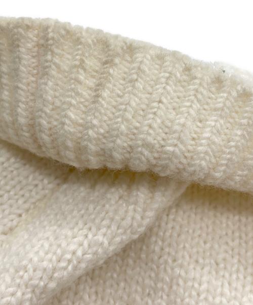 MONCLER（モンクレール）MONCLER (モンクレール) GARDIGAN TRICOT ニット切替しダウンジャケット ホワイト サイズ:XSの古着・服飾アイテム