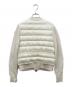 MONCLER (モンクレール) GARDIGAN TRICOT ニット切替しダウンジャケット ホワイト サイズ:XS：30000円