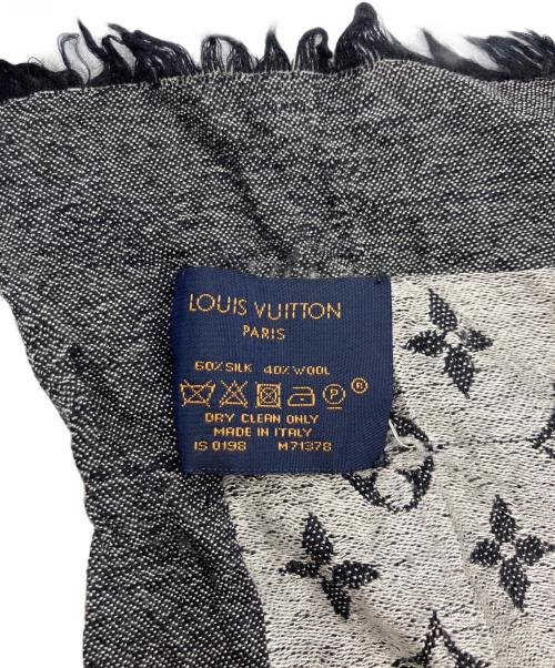 LOUIS VUITTON（ルイ ヴィトン）LOUIS VUITTON (ルイ ヴィトン) ショールモノグラムデニムストール ブラックの古着・服飾アイテム
