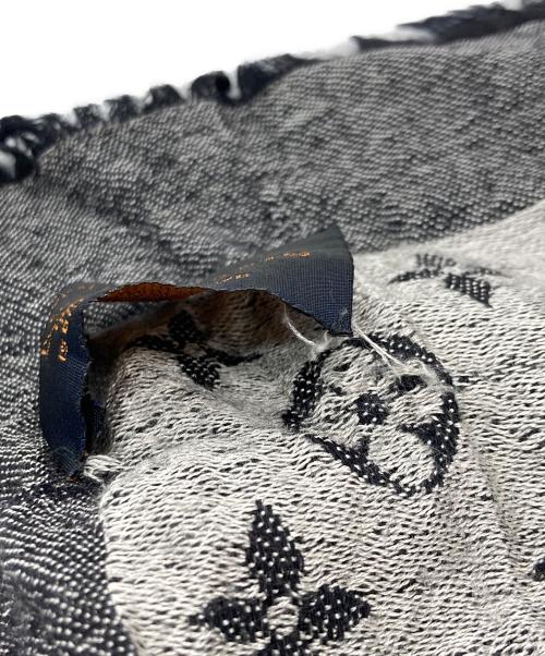 LOUIS VUITTON（ルイ ヴィトン）LOUIS VUITTON (ルイ ヴィトン) ショールモノグラムデニムストール ブラックの古着・服飾アイテム