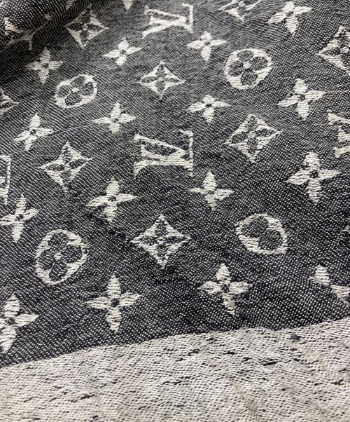 LOUIS VUITTON（ルイ ヴィトン）LOUIS VUITTON (ルイ ヴィトン) ショールモノグラムデニムストール ブラックの古着・服飾アイテム