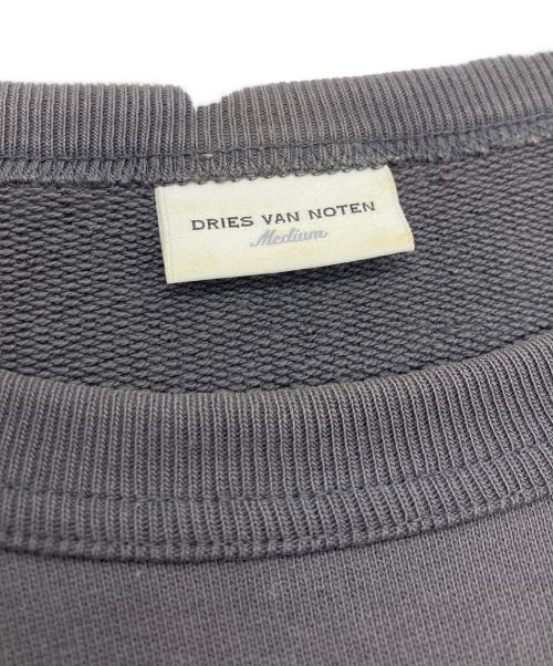 DRIES VAN NOTEN（ドリスヴァンノッテン）DRIES VAN NOTEN (ドリスヴァンノッテン) ボタニカル刺繍スウェット グレー サイズ:SIZE Mの古着・服飾アイテム