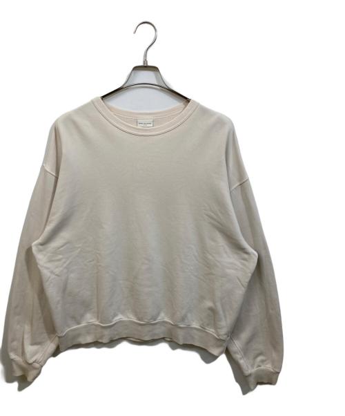 DRIES VAN NOTEN（ドリスヴァンノッテン）DRIES VAN NOTEN (ドリスヴァンノッテン) クルーネックスウェット ベージュ サイズ:	SIZE Sの古着・服飾アイテム