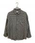 Graphpaper（グラフペーパー）の古着「Marzotto Gingham Oversized Shirt」｜グレー