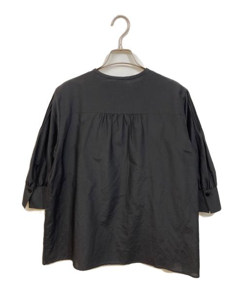 ANAYI（アナイ）ANAYI (アナイ) ピンタック 綿シャツ ブラック サイズ:SIZE 38の古着・服飾アイテム