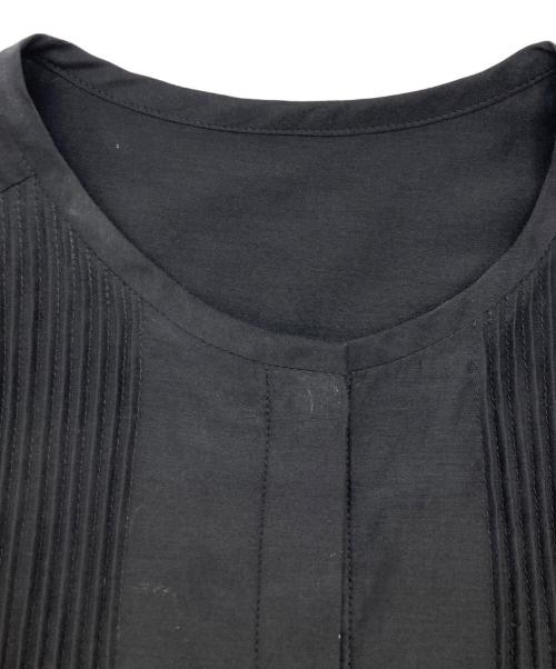 ANAYI（アナイ）ANAYI (アナイ) ピンタック 綿シャツ ブラック サイズ:SIZE 38の古着・服飾アイテム