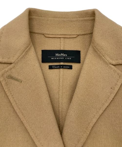 Max Mara WEEK END LINE（マックスマーラ ウイークエンドライン）MAX MARA WEEK END LINE (マックスマーラ ウイークエンドライン) クチートアマーノ ウールジャケット ベージュ サイズ:	SIZE 40の古着・服飾アイテム