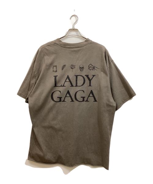 LADY GAGA（レディガガ）LADY GAGA (レディガガ) Tシャツ ブラウン サイズ:	SIZE XLの古着・服飾アイテム