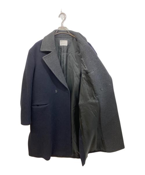 nuterm（ニュータム）nuterm (ニュータム) ウールコート ネイビー サイズ:SIZE Mの古着・服飾アイテム