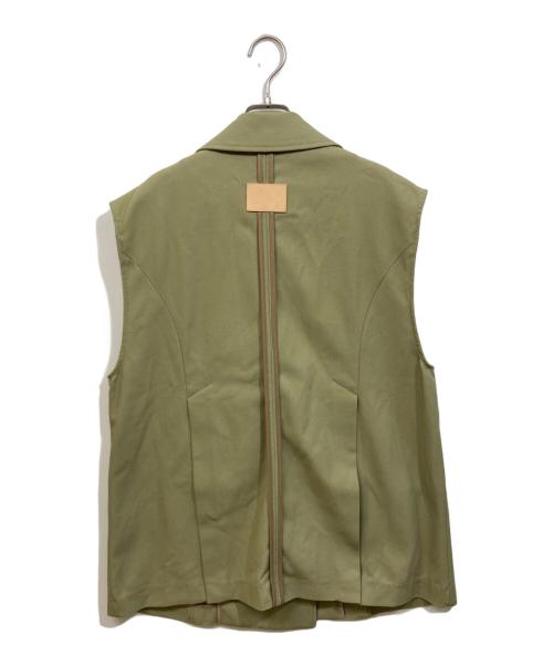 PUBLIC TOKYO（パブリックトウキョウ）PUBLIC TOKYO (パブリックトウキョウ) レザーコンビネーションオーバージレ オリーブ サイズ:SIZE Mの古着・服飾アイテム